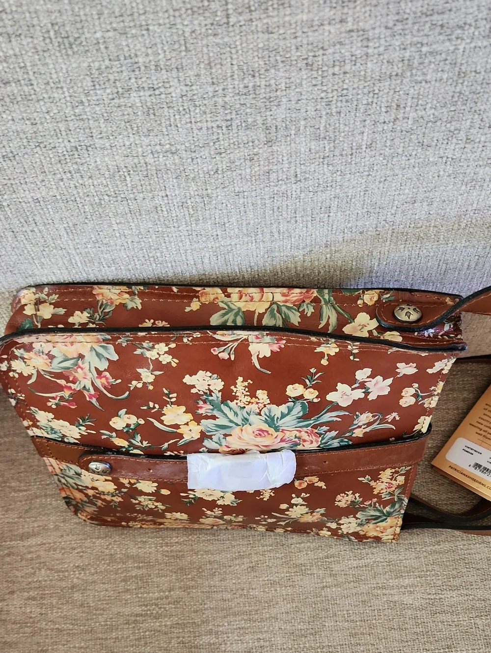 NWT PATRICUA NASH VENEZIA VINTAGE BOTANICAL CROSS BODY BAG - Picture 7 of 11